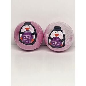 Groovi Beauty Sugared Citrus Bath Bomb 3 Oz/85 g Lot of 2 Pink